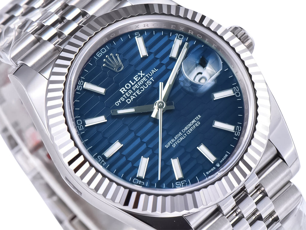 Rolex Date Just Bleu Dial 41 mm