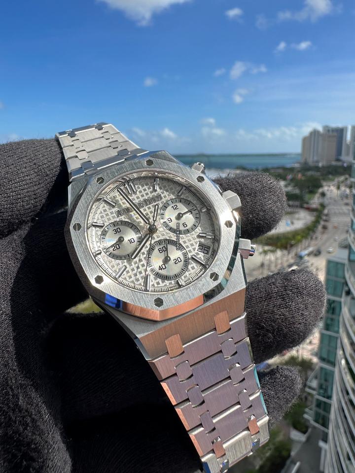 Audemars Piguet Royal Oak blanche Chronographe