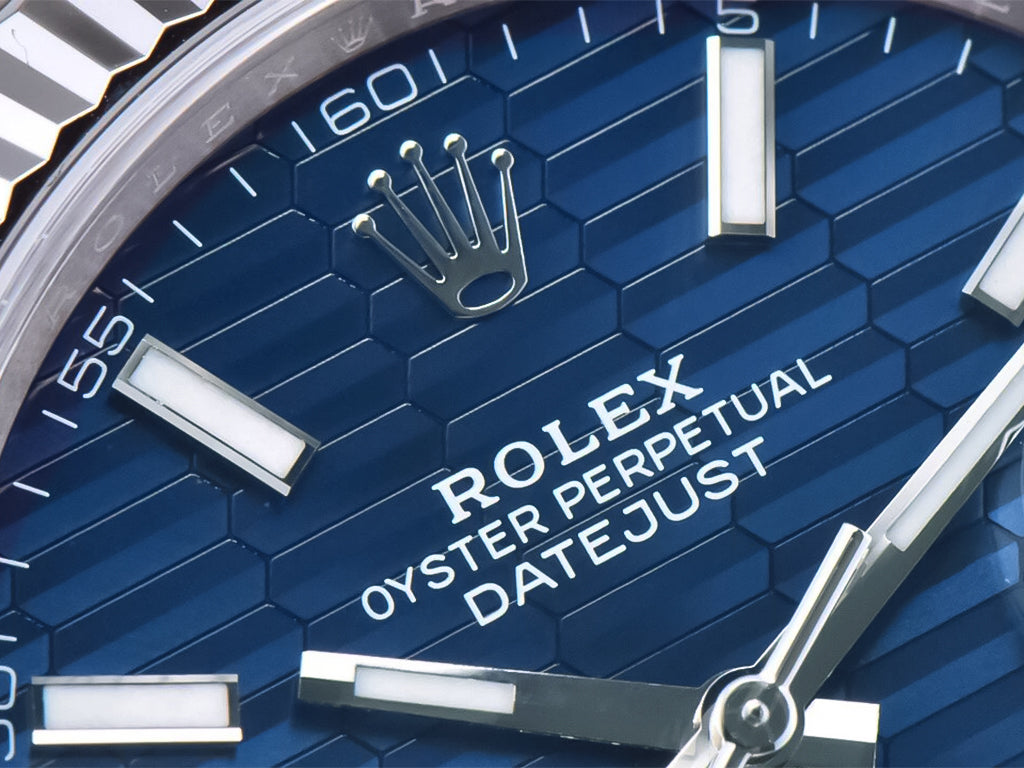 Rolex Date Just Bleu Dial 41 mm