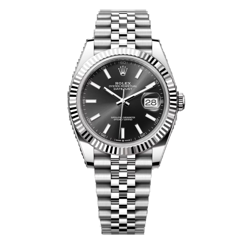 Rolex Datejust Black Dial 41 mm Jubilé