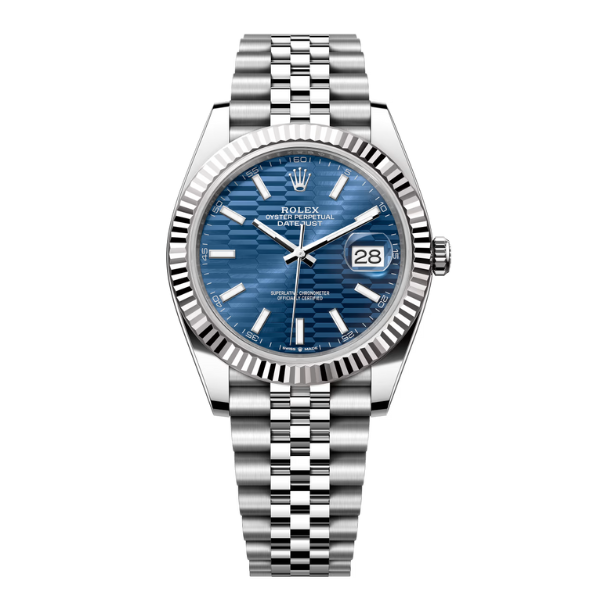 Rolex Date Just Bleu Dial 41 mm