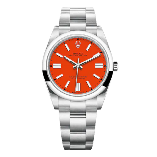 Rolex Oyster Perpetual Red Dial 36 mm