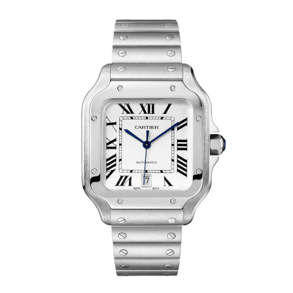 Cartier Santos Large White Dial