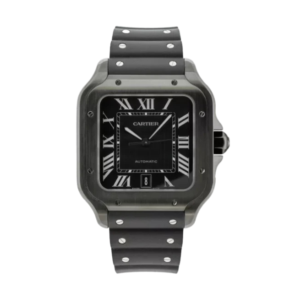 Cartier Santos Large Black Dial