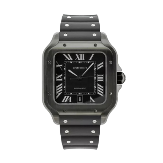 Cartier Santos Large Black Dial