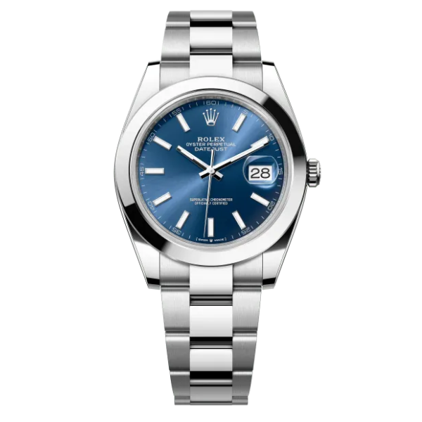 Rolex Date Just Bleu Dial 41 mm