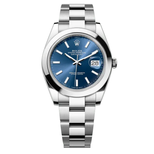 Rolex Date Just Bleu Dial 41 mm