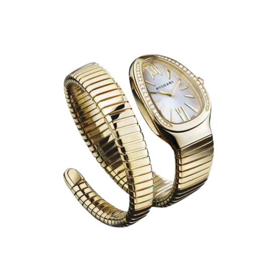 BVLGARI SERPENTI GOLD WHITE SERTIE