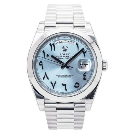 Rolex Day-date Ice blue Arabic Dial