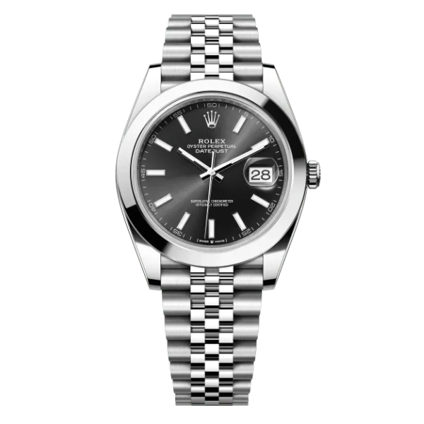 Rolex Date Just Grey Dial 41 mm