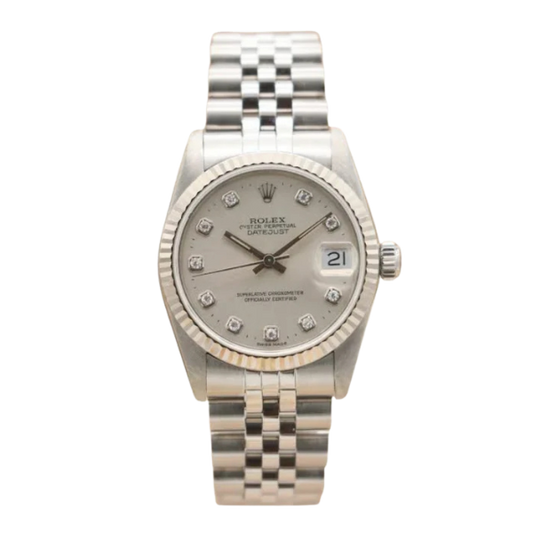 Rolex Datejust 36mm Fond Blanc Automatique Jubilée Pour Femme