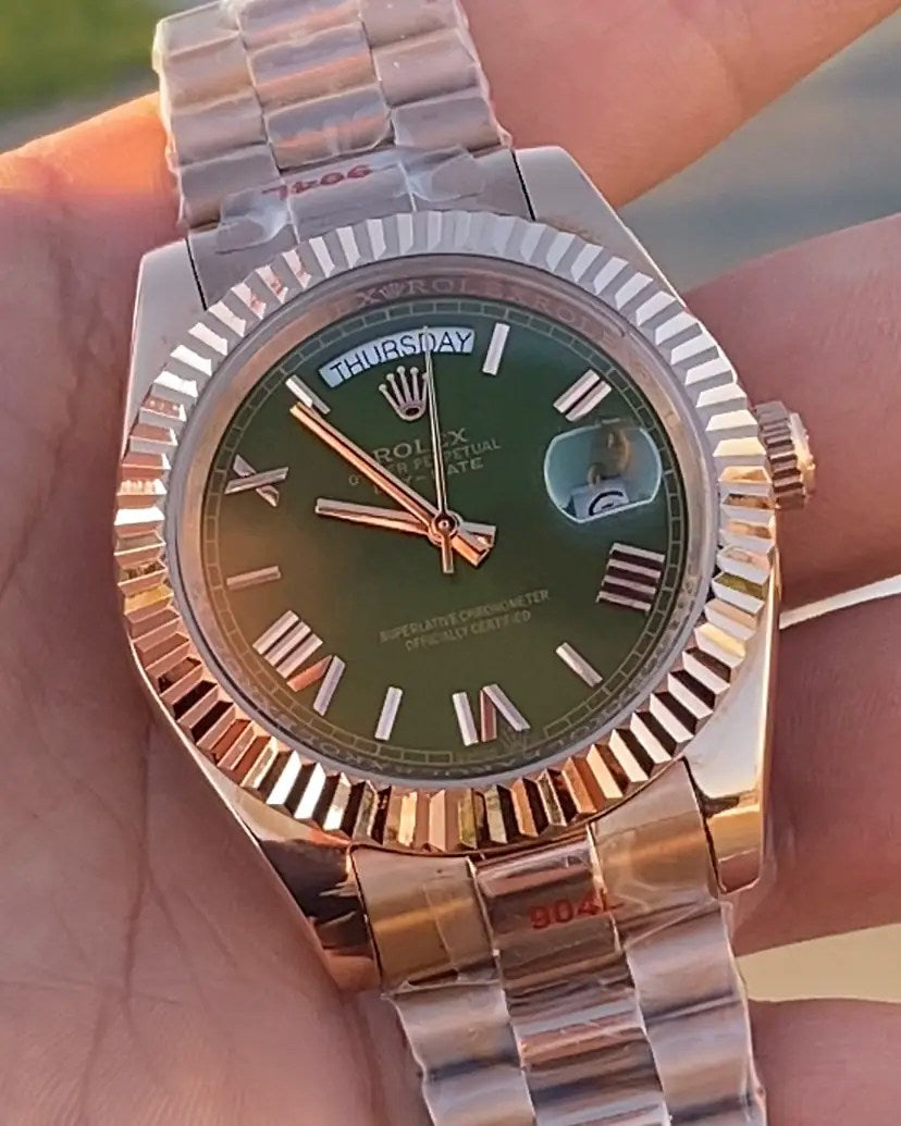 Rolex Day Date Olive Dial 41 mm