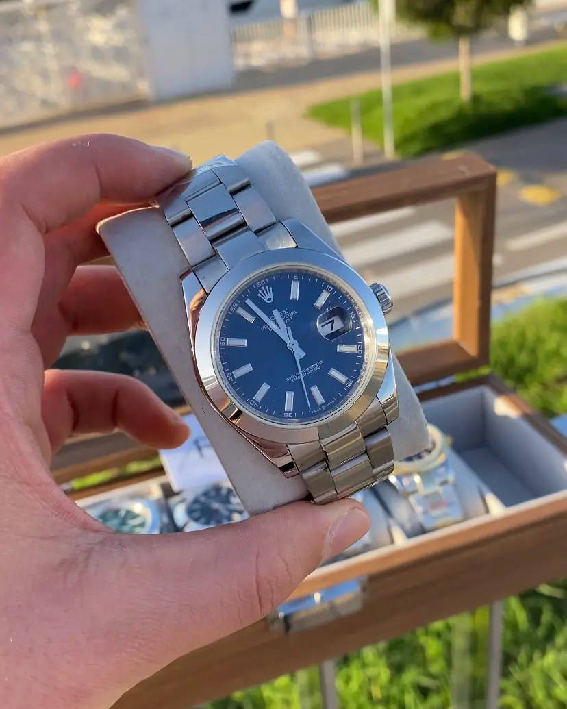 Rolex Date Just Bleu Dial 41 mm