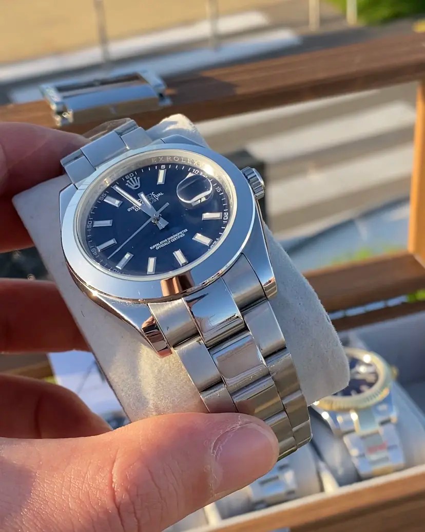 Rolex Date Just Bleu Dial 41 mm