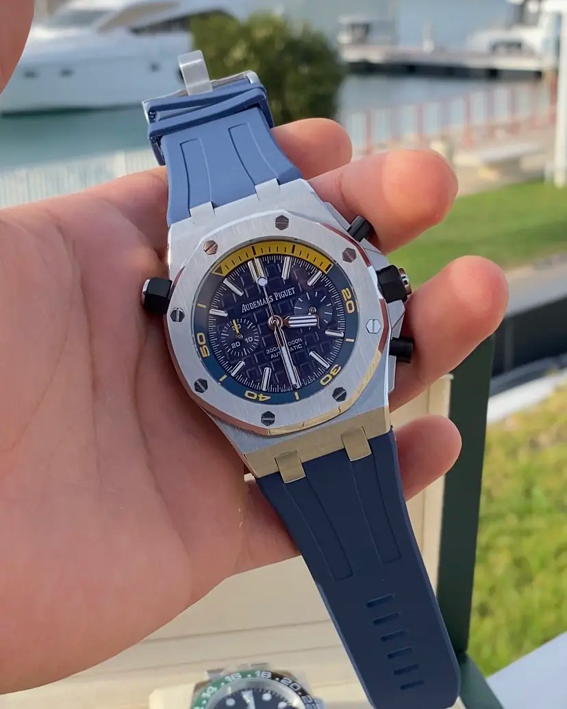 Audemars Piguet Offshore Diver Chronograph Bleu Dial 42 mm