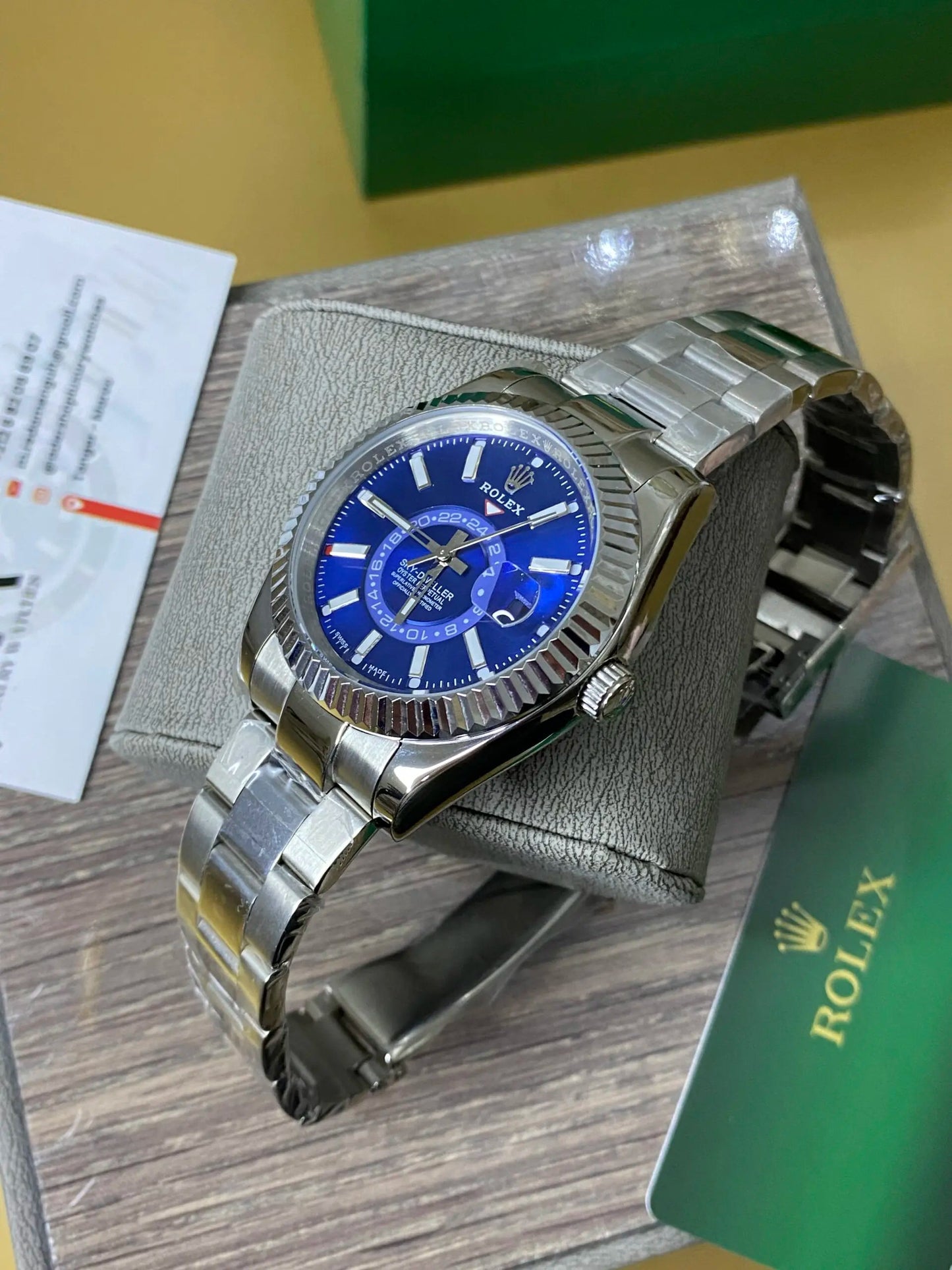 Rolex Sky Dweller Bleu Dial 42 mm