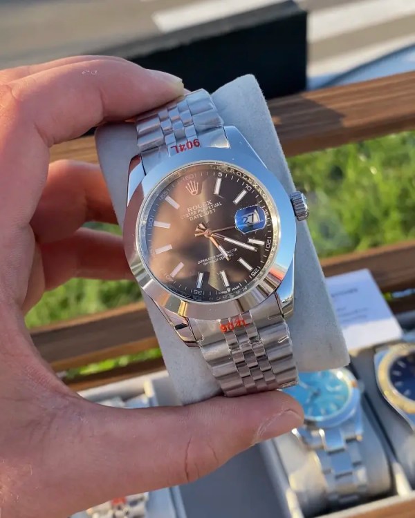 Rolex Date Just Grey Dial 41 mm