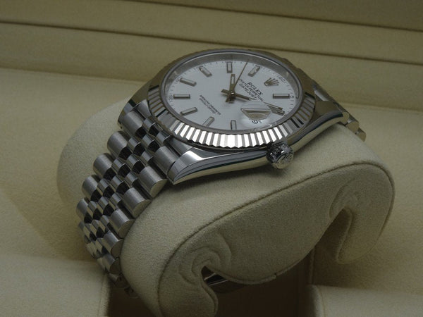 Rolex Montre Datejust 41 Blanc Jubilé