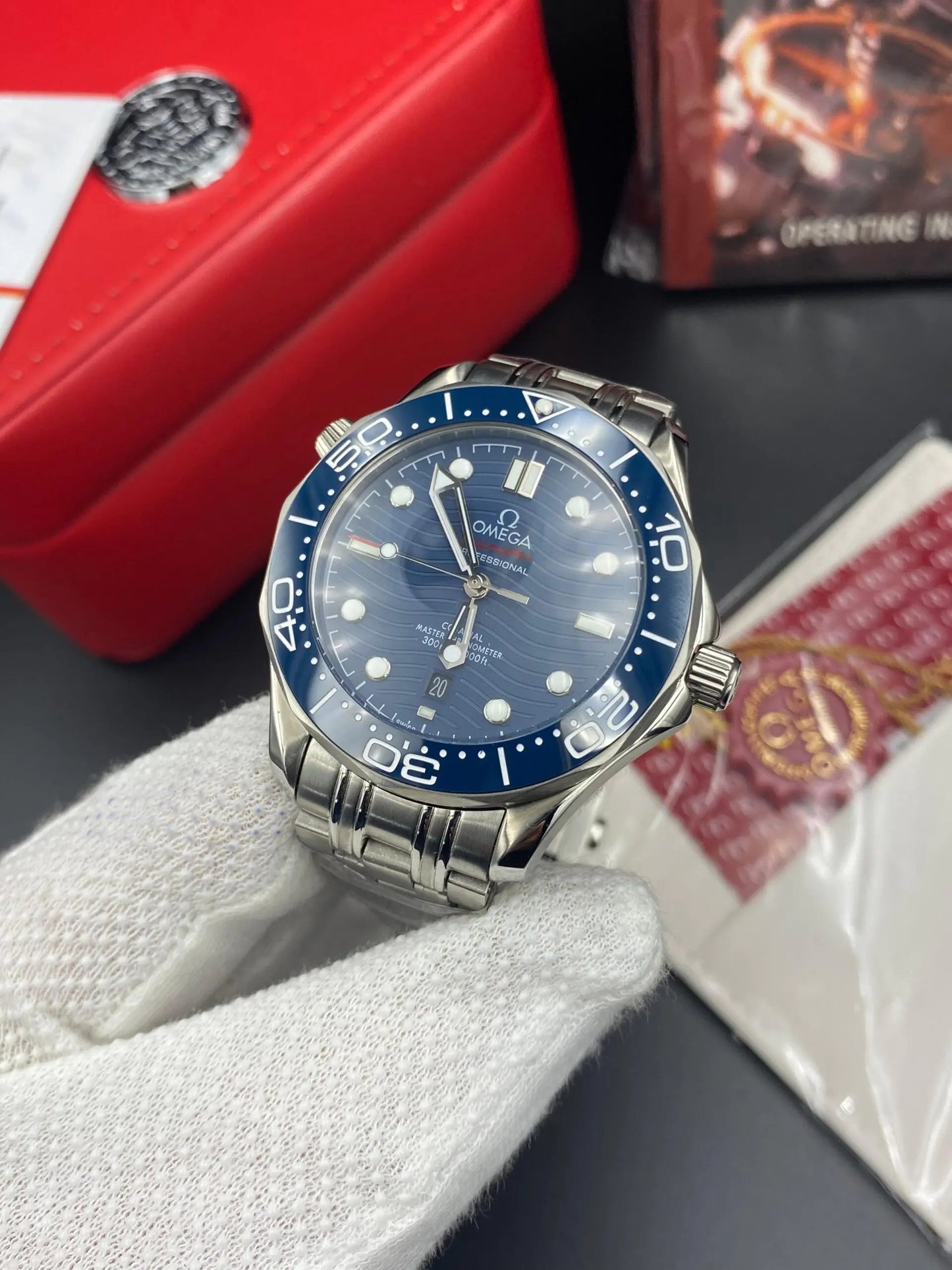 Omega Sea Master Bleu Dial 42 mm