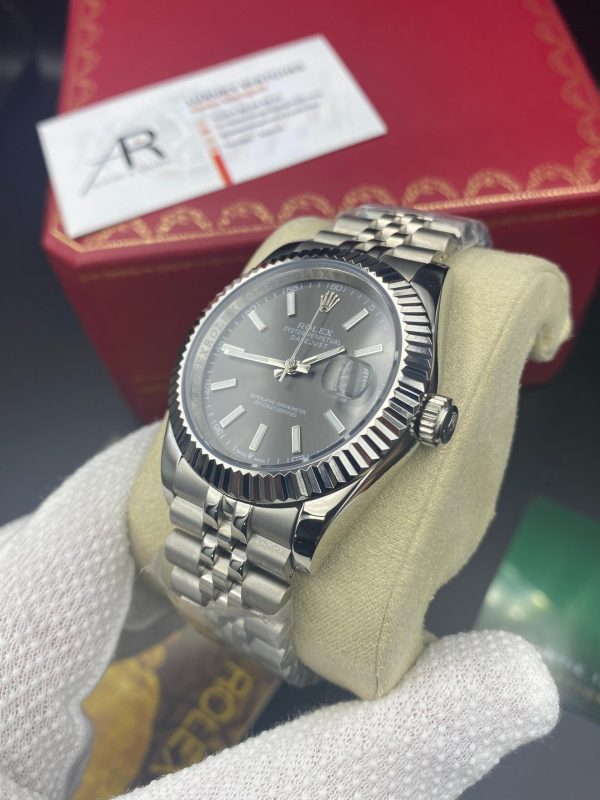 Rolex Date Just Grey Dial 41 mm