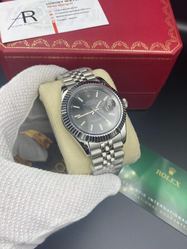 Rolex Date Just Grey Dial 41 mm