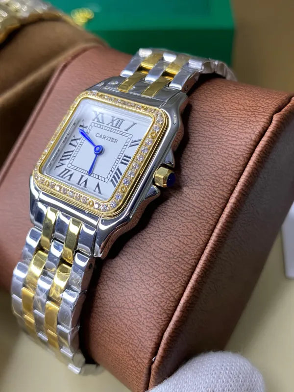 Cartier Panthère Two Tone White Dial 31 mm