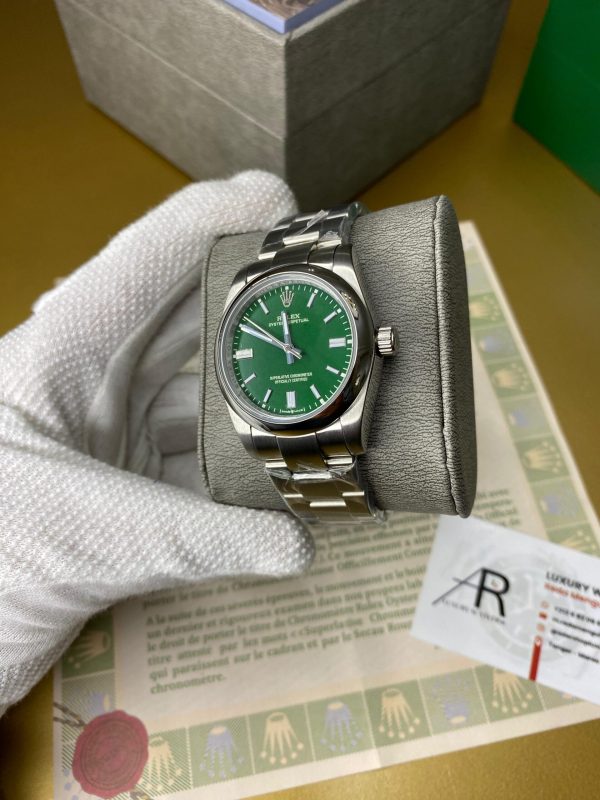 Rolex Oyster Perpetual Green Dial 36 mm