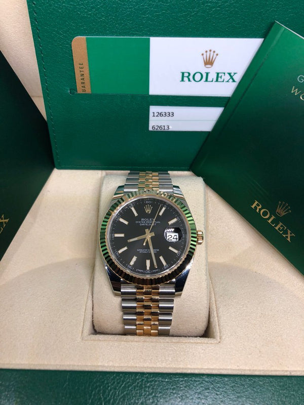 Rolex  Datejust 126333-0014 Fond Noir Jubilée 41 mm