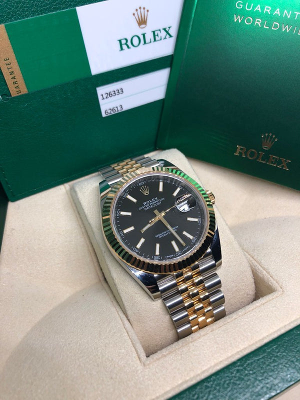 Rolex  Datejust 126333-0014 Fond Noir Jubilée 41 mm