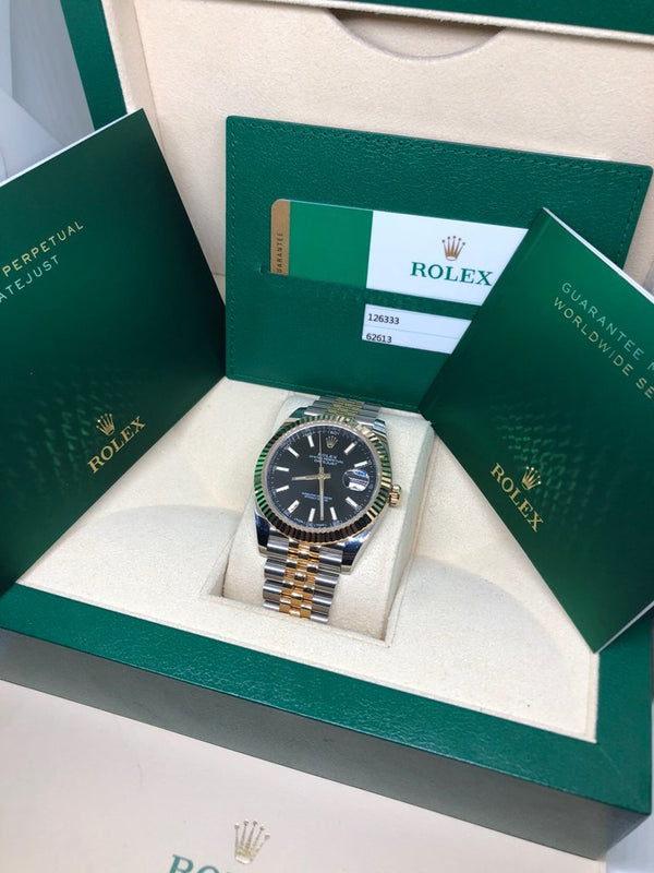 Rolex  Datejust 126333-0014 Fond Noir Jubilée 41 mm