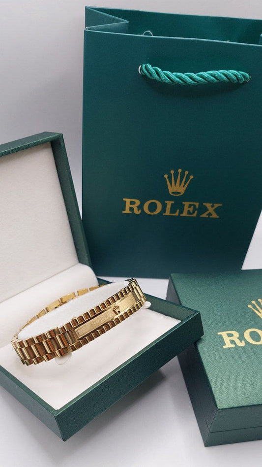 Gourmet homme acier Rolex Gold