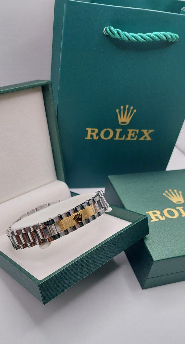 Gourmet homme acier Rolex  Gold silver